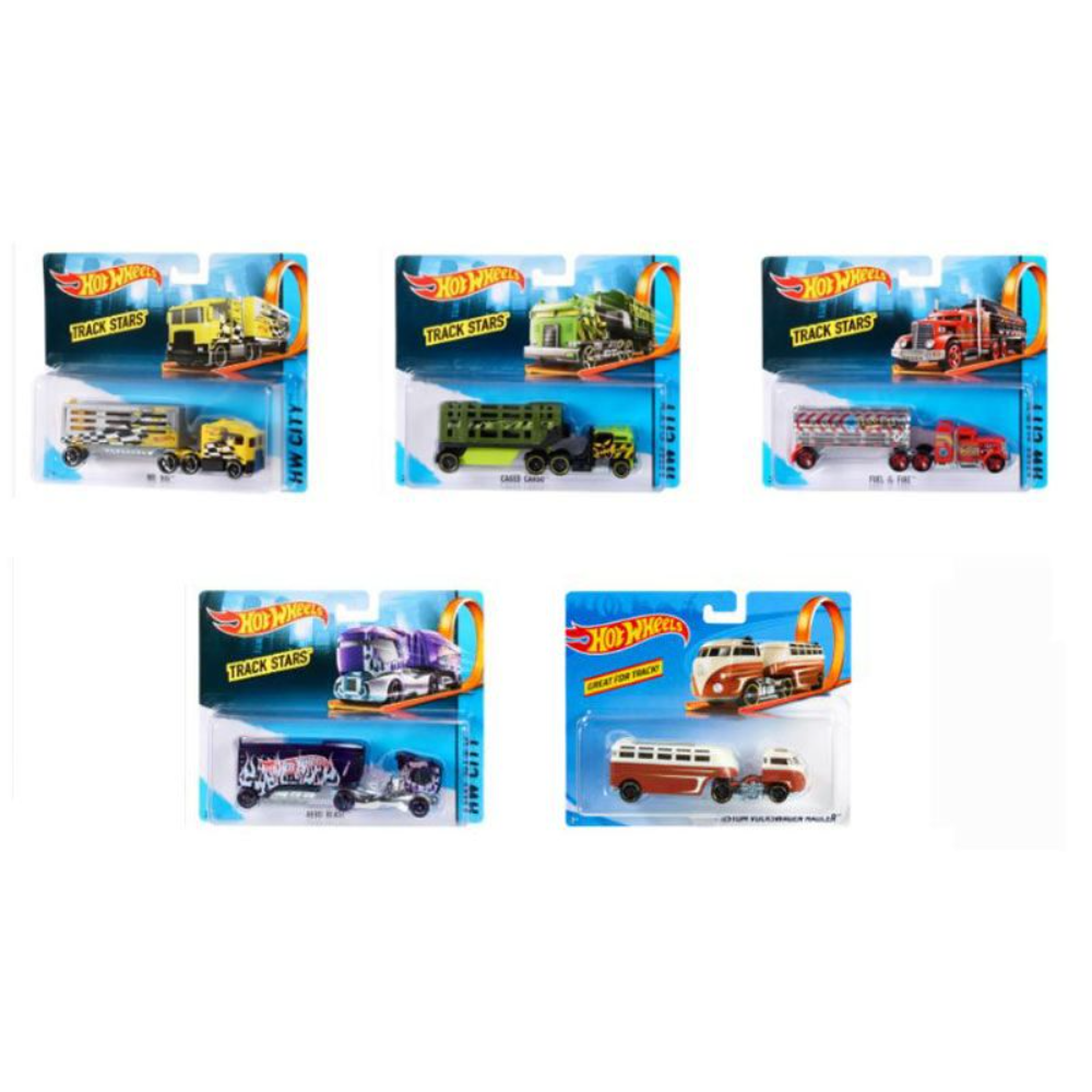 HW City Basic Cars Track Trucks Assorted HW City Basic Cars Track Trucks Assorted