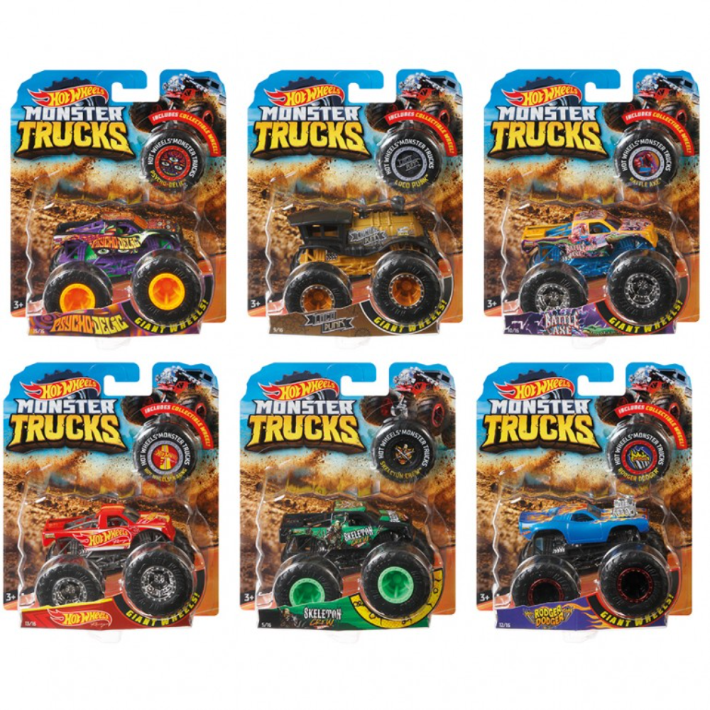 Hot Wheels Monster Trucks 1:64 Scale Assortment Hot Wheels Monster Trucks 1:64 Scale Assortment