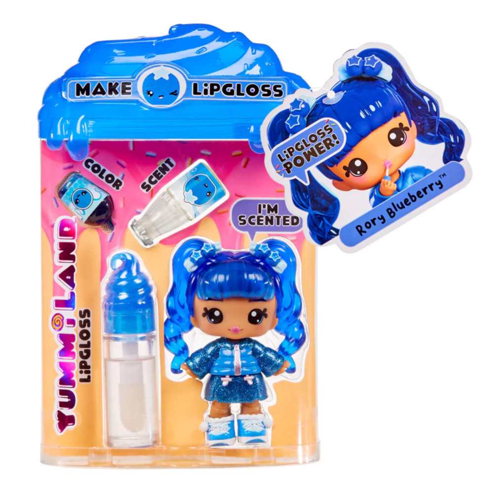 Yummiland Lipgloss Doll- Rory Blueberry