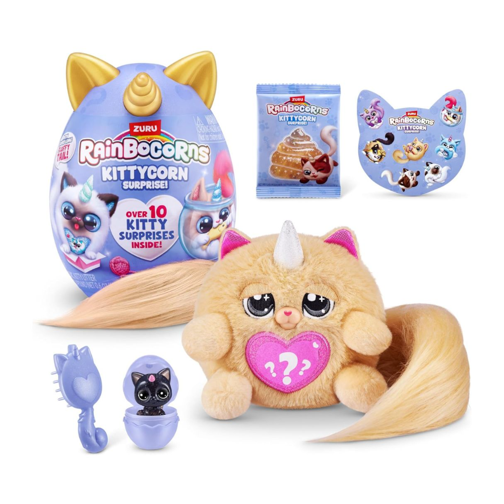 Zuru Rainbocorns Kittycorn Surprise! Series 9 Small Plush (Assorted - Includes 1) Zuru Rainbocorns Kittycorn Surprise! Series 9 Small Plush (Assorted - Includes 1)