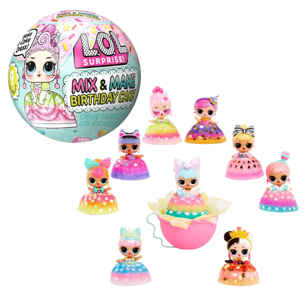 LOL Mix Birthday Cake Tot LOL Mix Birthday Cake Tot