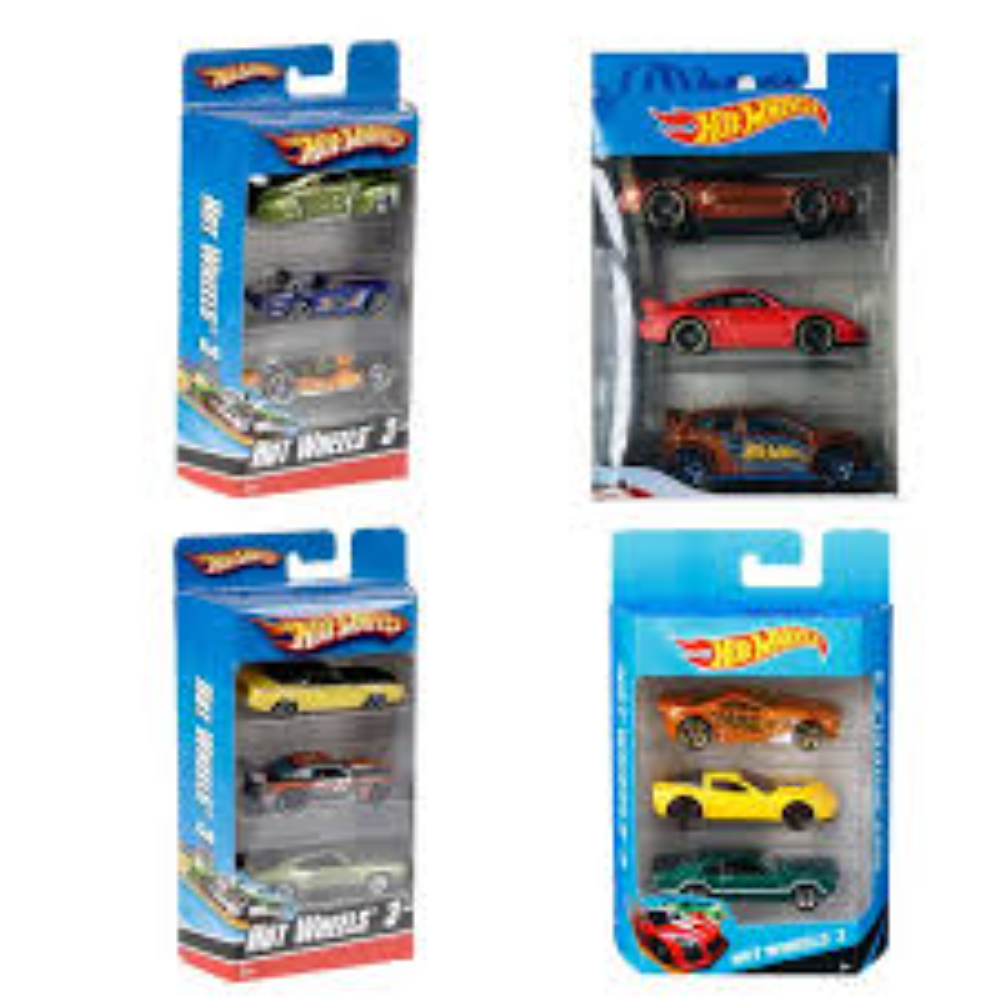 HW Basic Car 3Pack Asst HW Basic Car 3Pack Asst