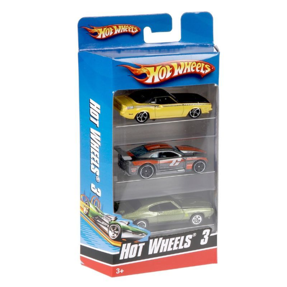 HW Basic Car 3Pack Asst HW Basic Car 3Pack Asst