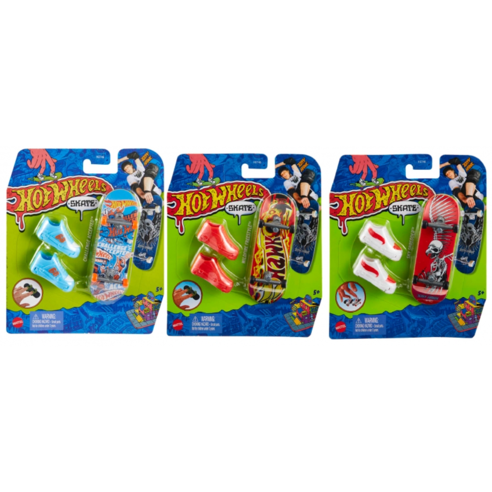 Hot Wheels Fingerboard Shoe Asst Hot Wheels Fingerboard Shoe Asst