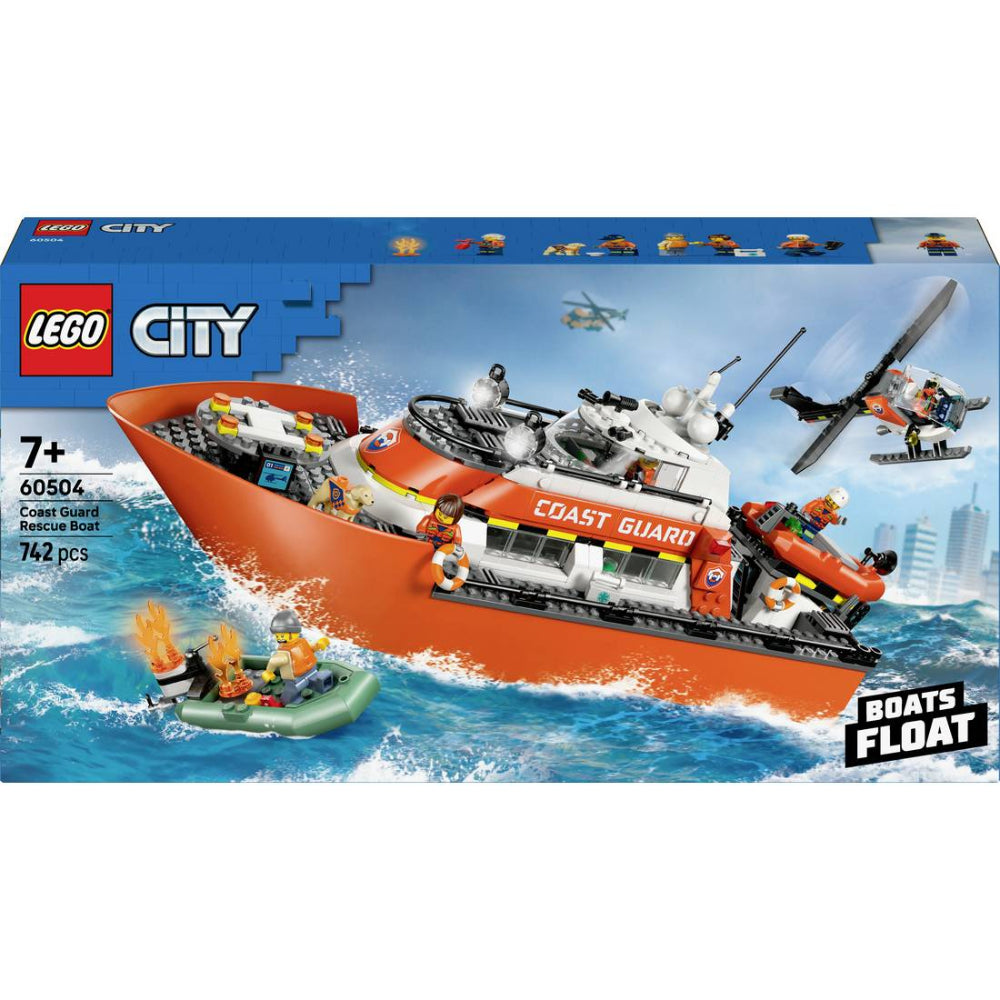 LEGO City Coast Guard Rescue Boat and Helicopter