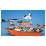 LEGO City Coast Guard Rescue Boat and Helicopter