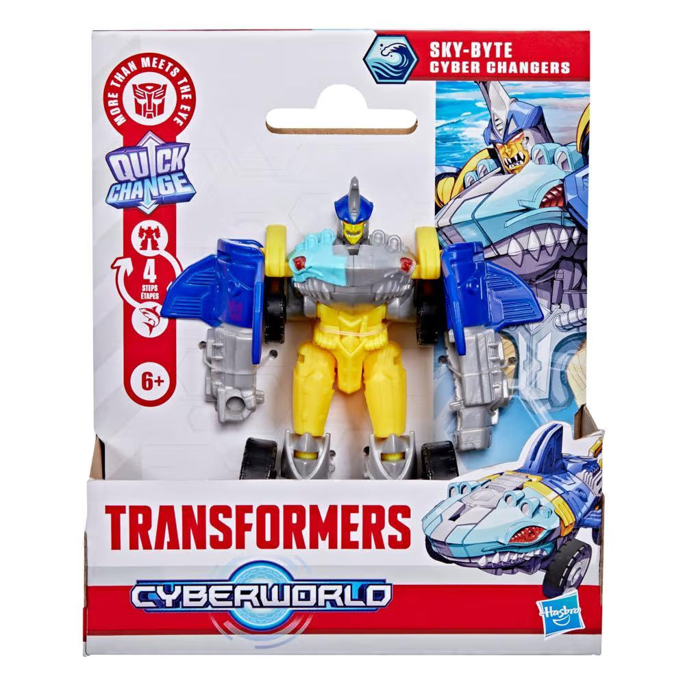 Transformers Cyberworld Cyber Changers Sky-Byte Transformers Cyberworld Cyber Changers Sky-Byte