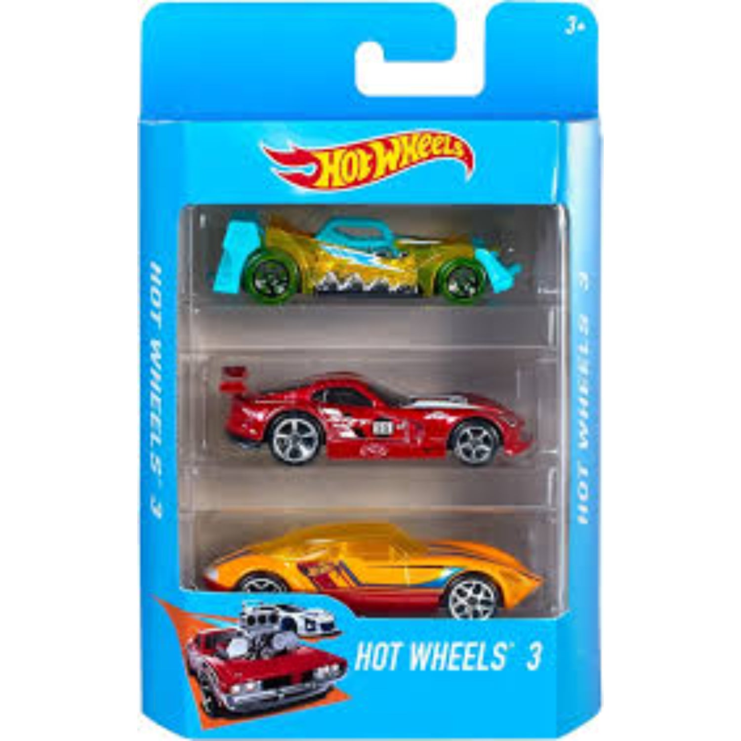 Hot Wheels Basic Car 3Pack Asst