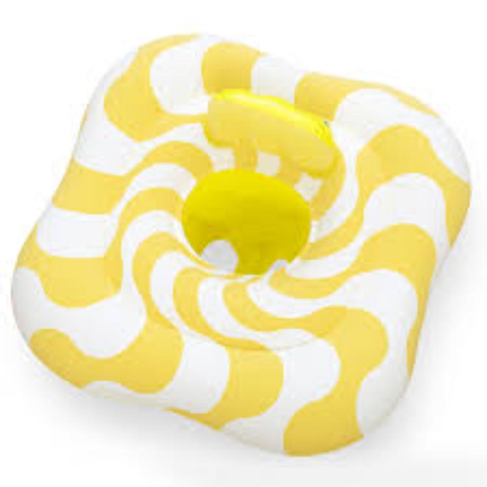 Bestway Comfort Plush Wavy Square 2 Ring Baby Boat 79Cm X 79Cm Bestway Comfort Plush Wavy Square 2 Ring Baby Boat 79Cm X 79Cm