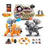 Smashers Dino Island Mini T-Rex Battles Playset (Red Dino) by ZURU