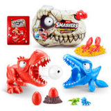Smashers Dino Island Mini T-Rex Battles Playset (Red Dino) by ZURU