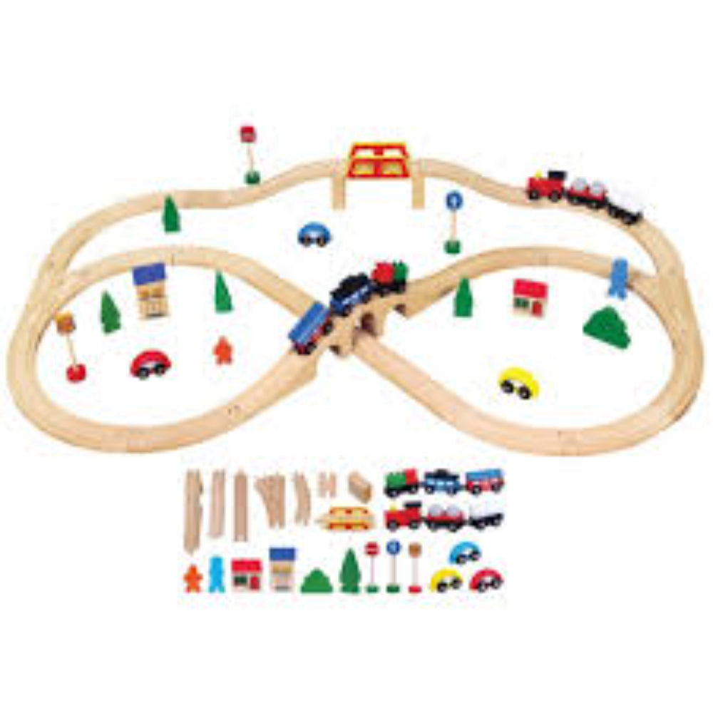 Viga Train Set 49pcs
