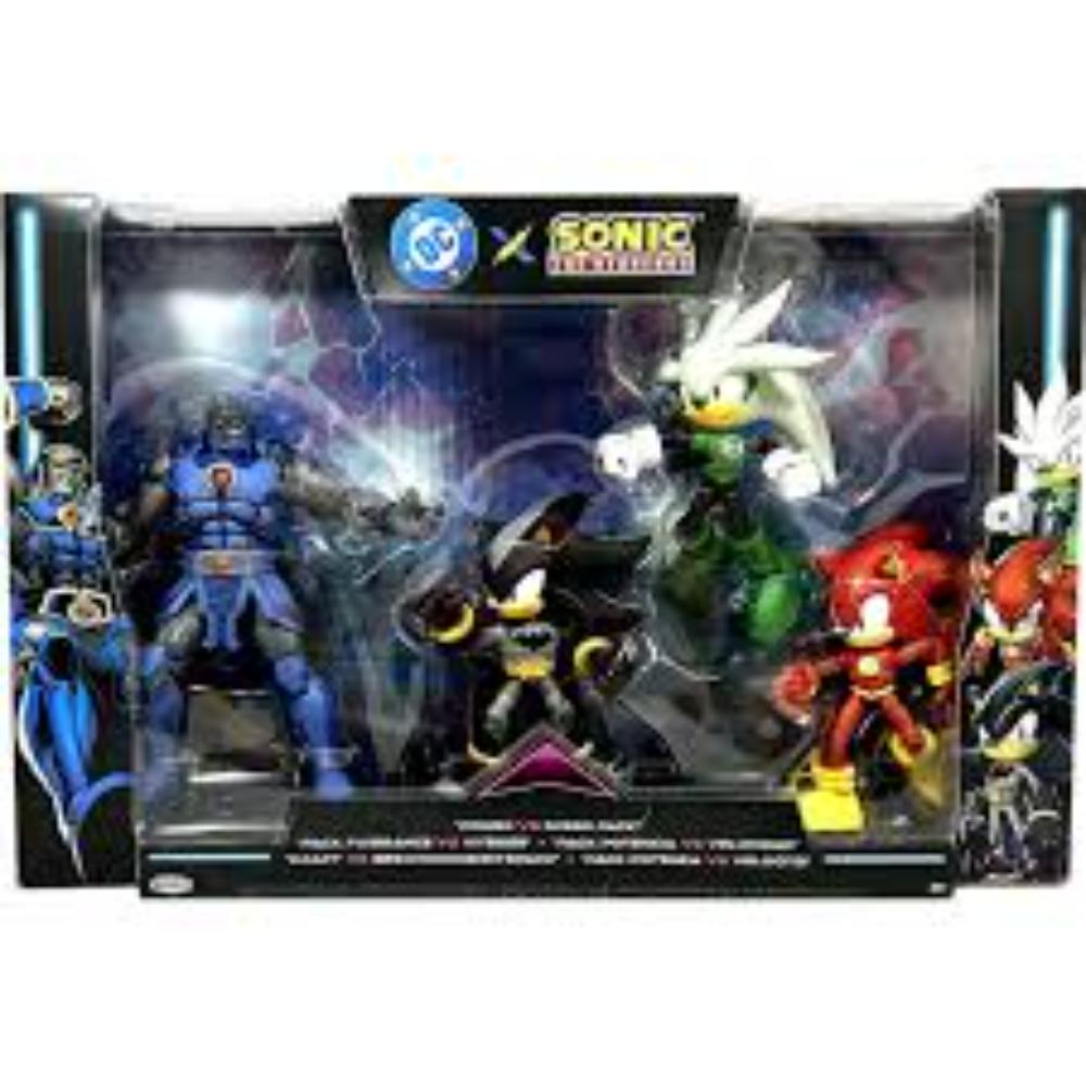 DC x Sonic the Hedgehog 5" Action Figure Multipack Power vs Speed