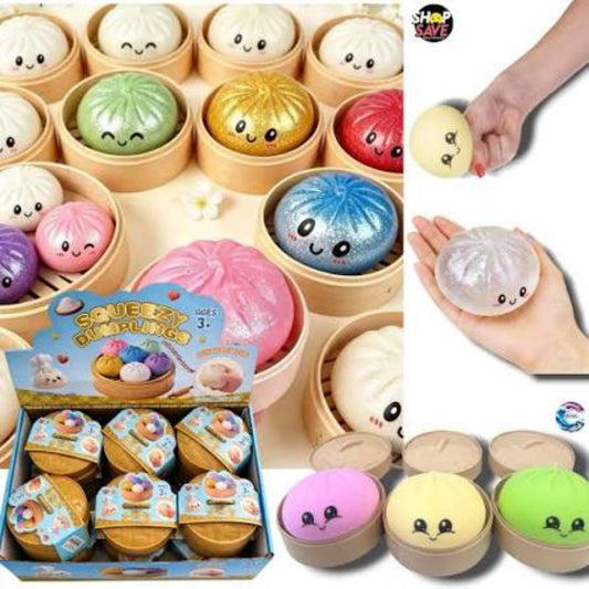 Squeezy Bun Large Crystal Emoji Squeezy Dumplings