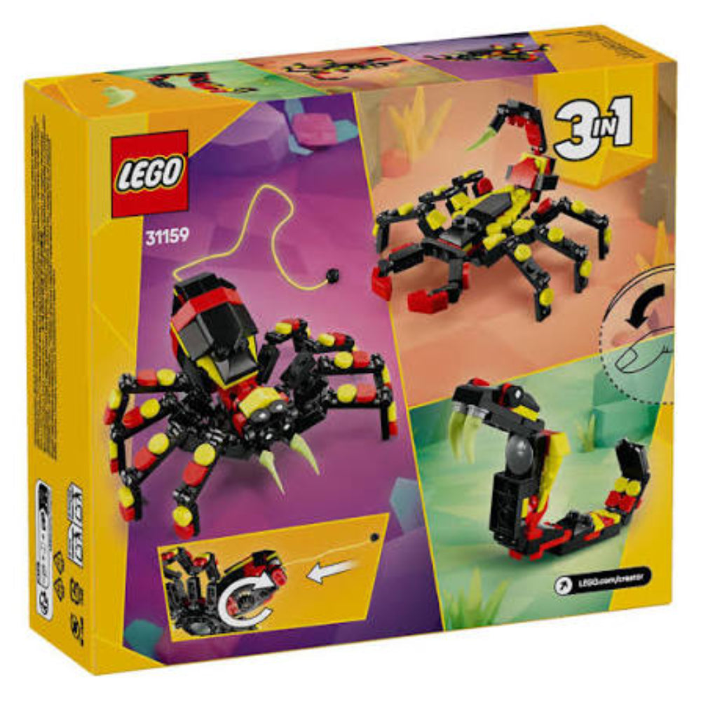 LEGO Creator 3in1 Wild Animals: Surprising Spider Toy Playset
