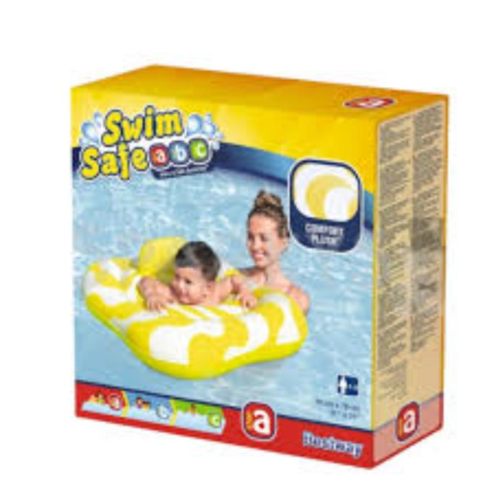 Bestway Comfort Plush Wavy Square 2 Ring Baby Boat 79Cm X 79Cm Bestway Comfort Plush Wavy Square 2 Ring Baby Boat 79Cm X 79Cm