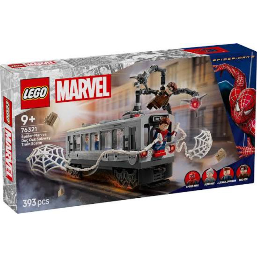 LEGO Marvel Spider-Man vs. Doc Ock Subway Train Scene