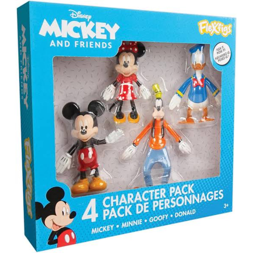 Flexfigs Mickey & Friends 4pk asstd