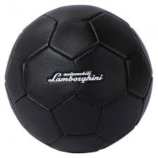 Lamborghini 3 Machine Sewing Pvc Soccer Ball Black