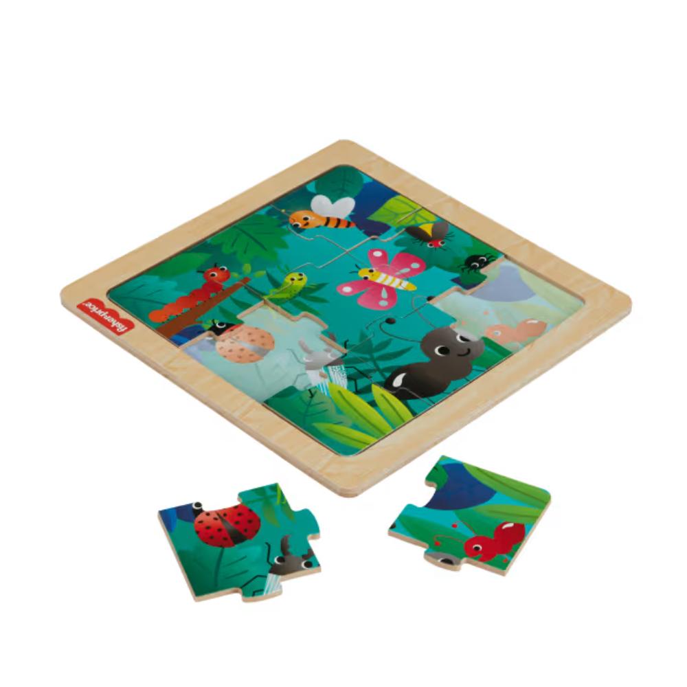 Fisher-Price Wooden Mini Jigsaw Puzzle Assorted Fisher-Price Wooden Mini Jigsaw Puzzle Assorted