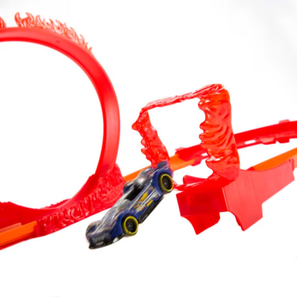 Hot Wheels Fire-Themed Track Building Set Hot Wheels Fire-Themed Track Building Set