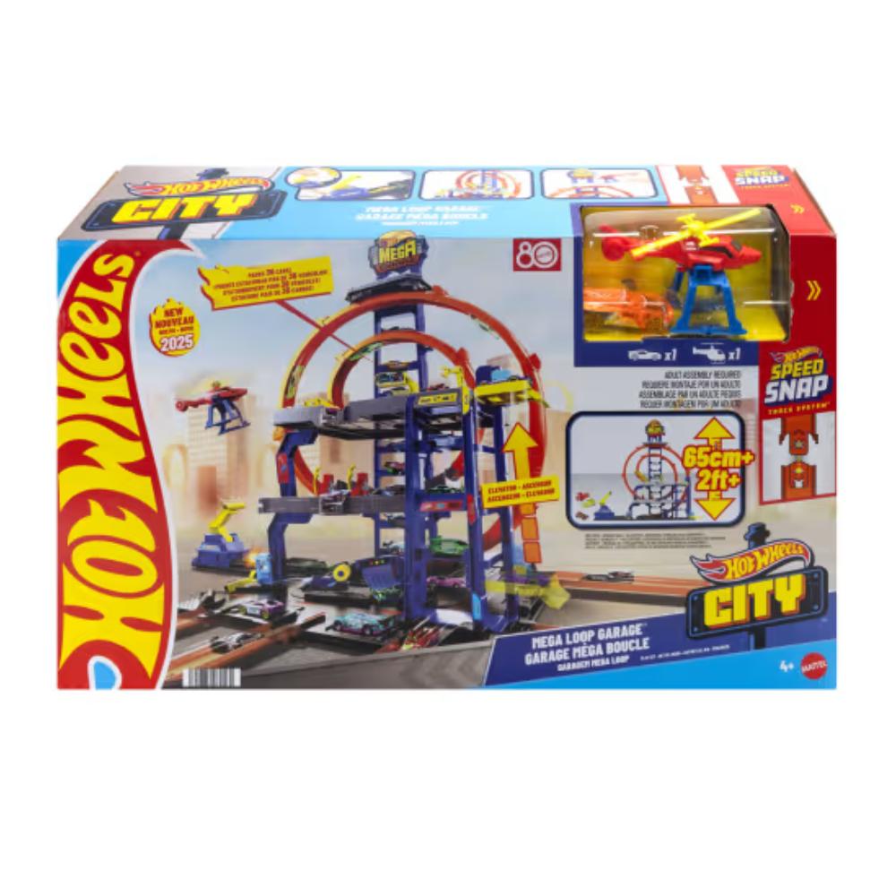 Hot Wheels City New Mega Loop Garage Playset