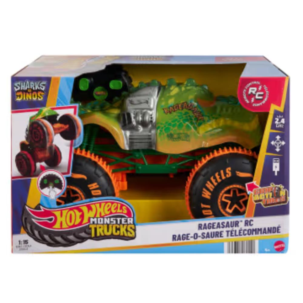Hot Wheels Monster Trucks 1:15 RC Rageasaur