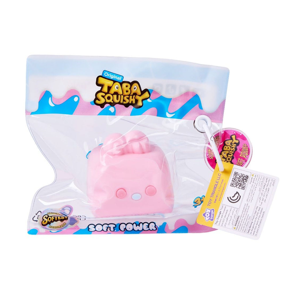 Taba Squishy Pink Bunny Cube
