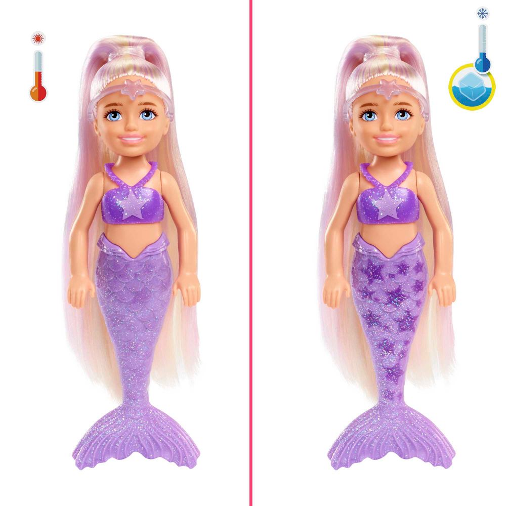 Barbie Color Reveal Chelsea Doll Rainbow Mermaid Series