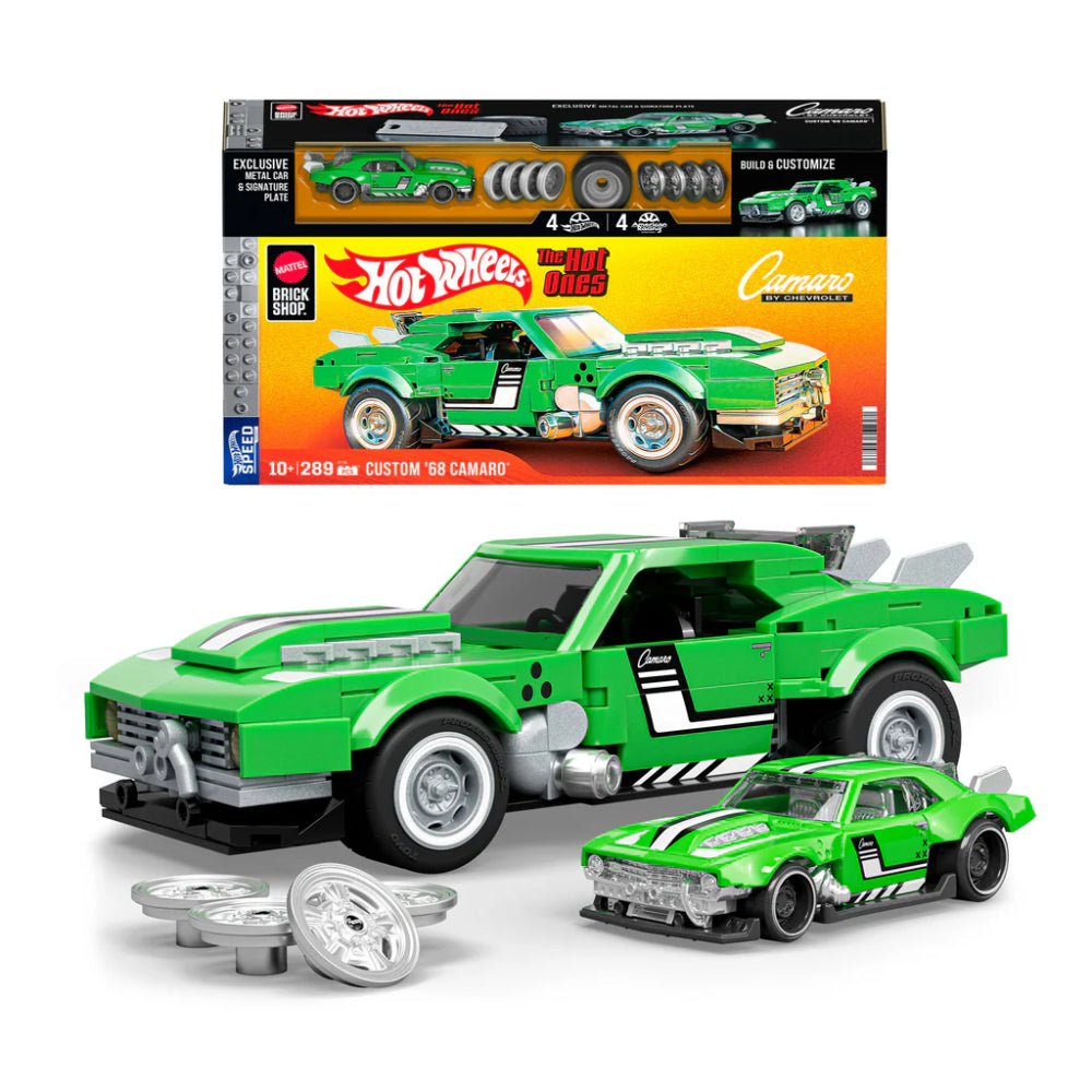 Mattel Brick Shop HW Speed Camaro