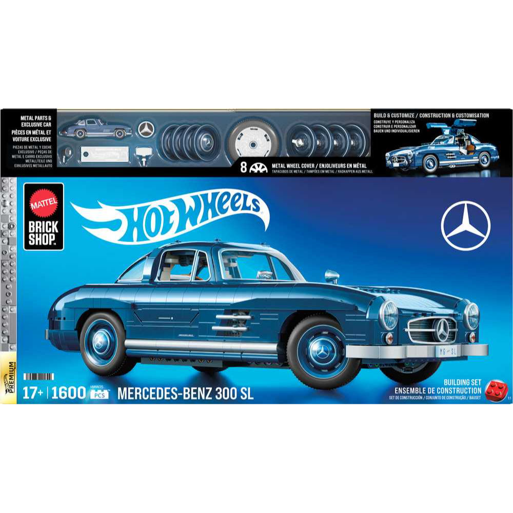 Mattel Brick Shop HW Legend MercedesBenz 300 SL