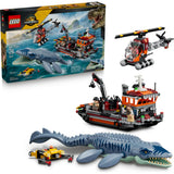 LEGO® Jurassic World Mosasaurus Dinosaur Boat Attack