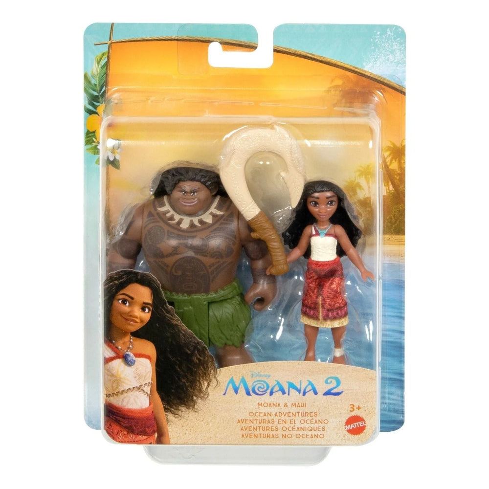 Moana Small Dolls Hero  Demigod 2Pack