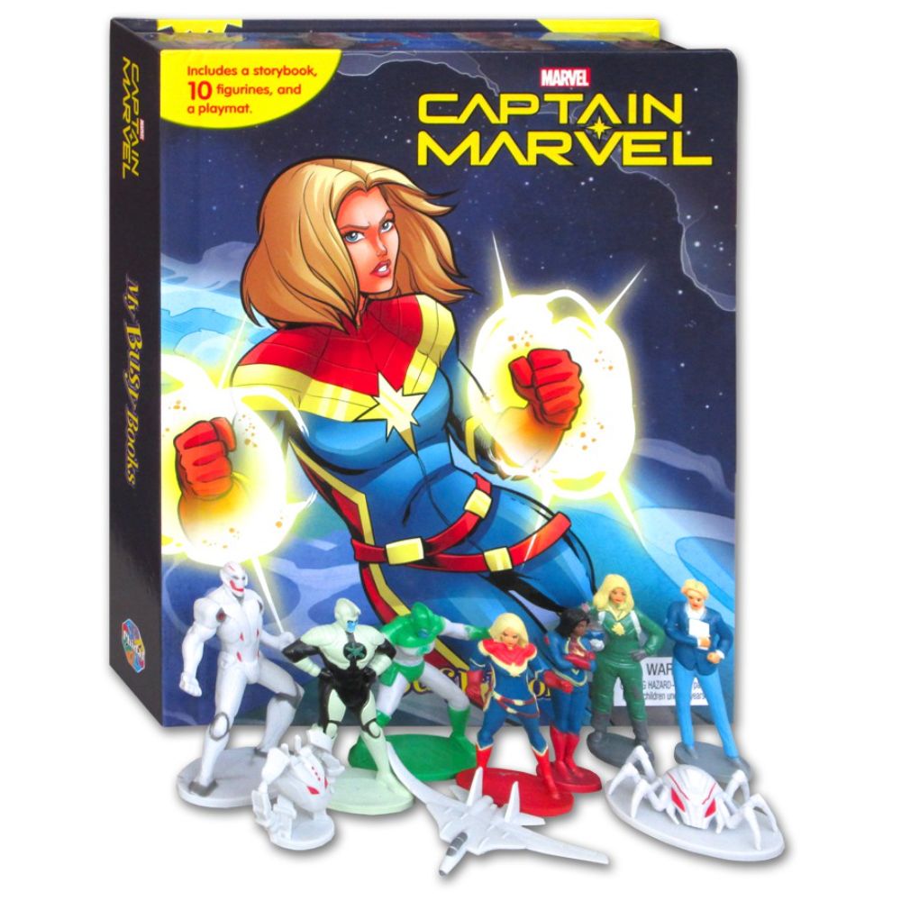 Phidal Captain Marvel My Busy Book