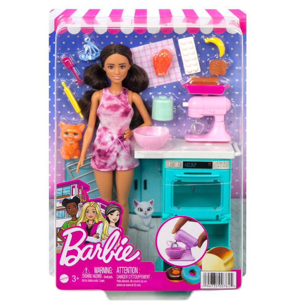 Barbie Doll w Piece Count with Pet