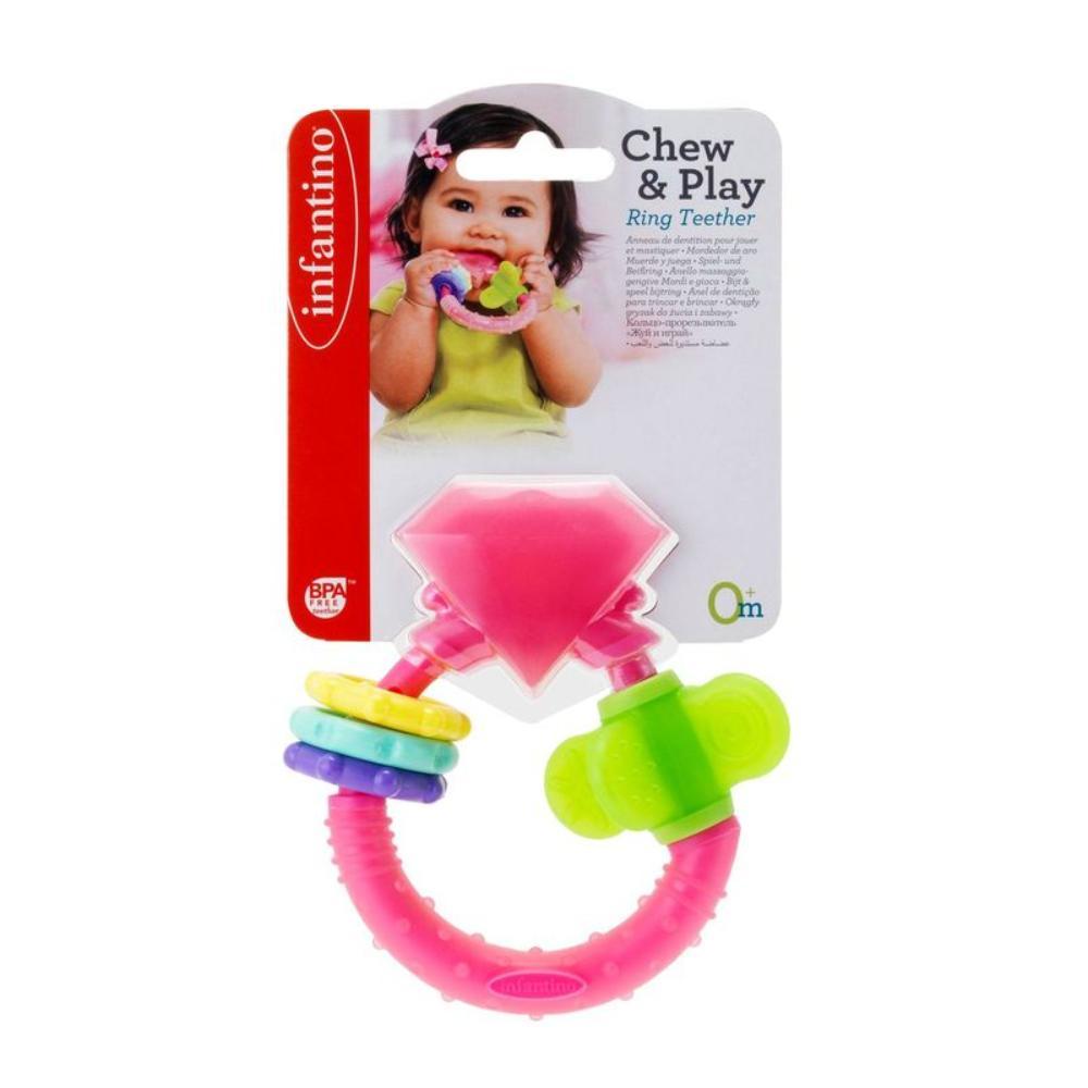 Infantino Chew & Play Ring Teether