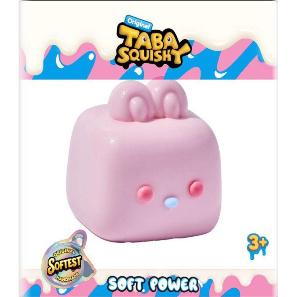 Taba Squishy Pink Bunny Cube