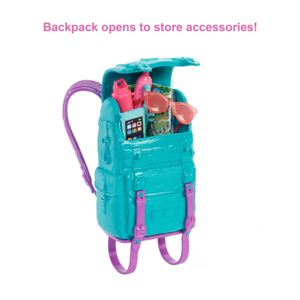 Barbie Malibu Camping Doll Piece Count