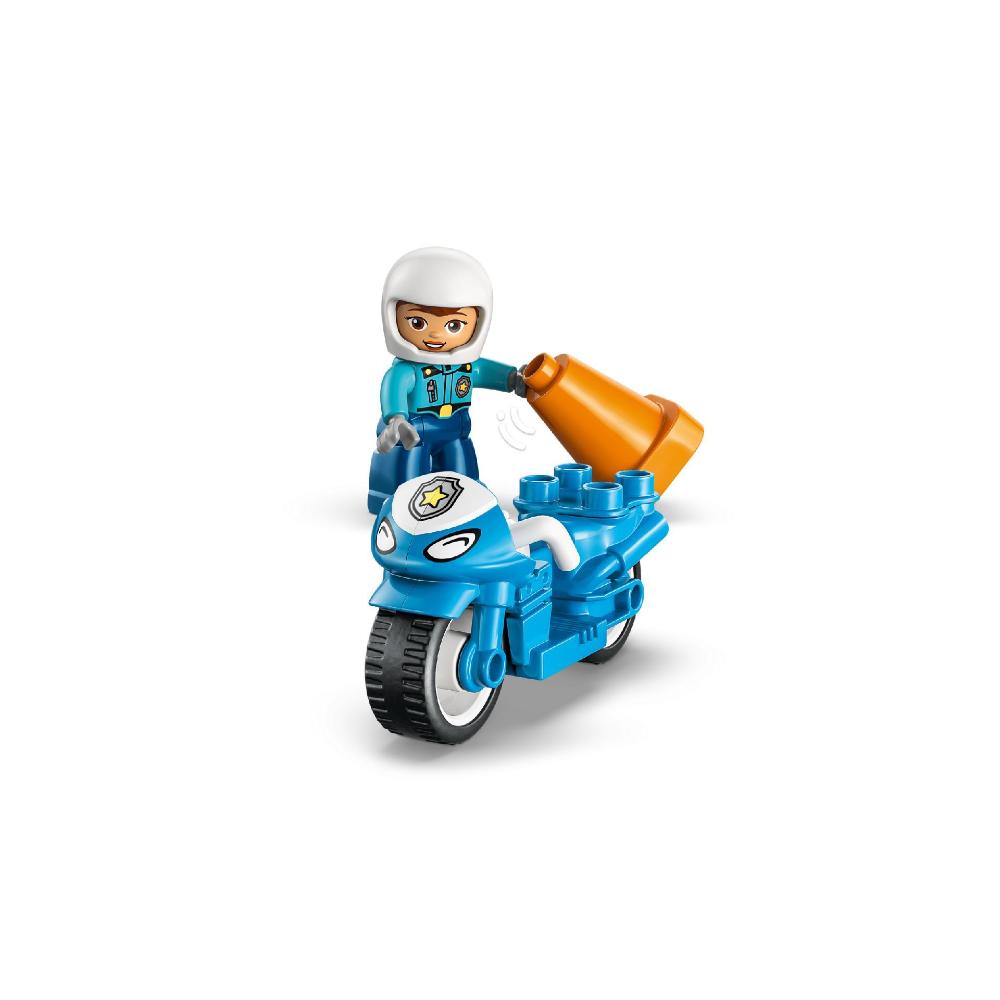 Lego Blue Police Motorcycle