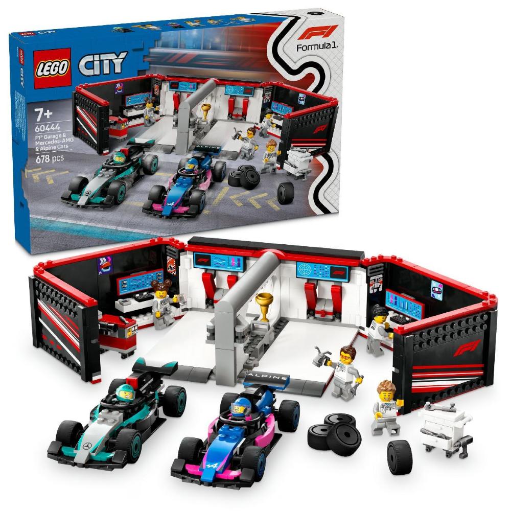 LEGO® F1® Garage & Mercedes-AMG & Alpine Cars