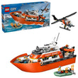 LEGO City Coast Guard Rescue Boat and Helicopter