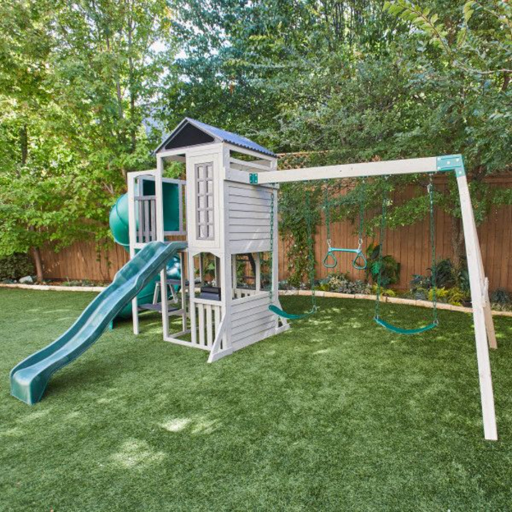 KidKraft Silver Sands Wooden Swingset KidKraft Silver Sands Wooden Swingset