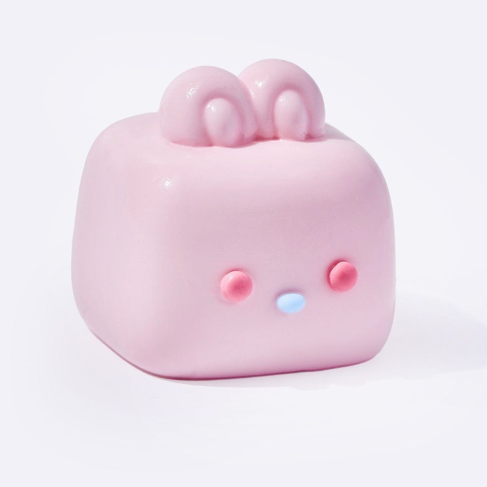 Taba Squishy Pink Bunny Cube