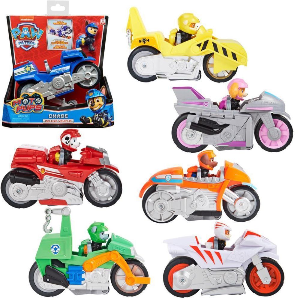 Paw Patrol Moto Themed Vehicles Assorted