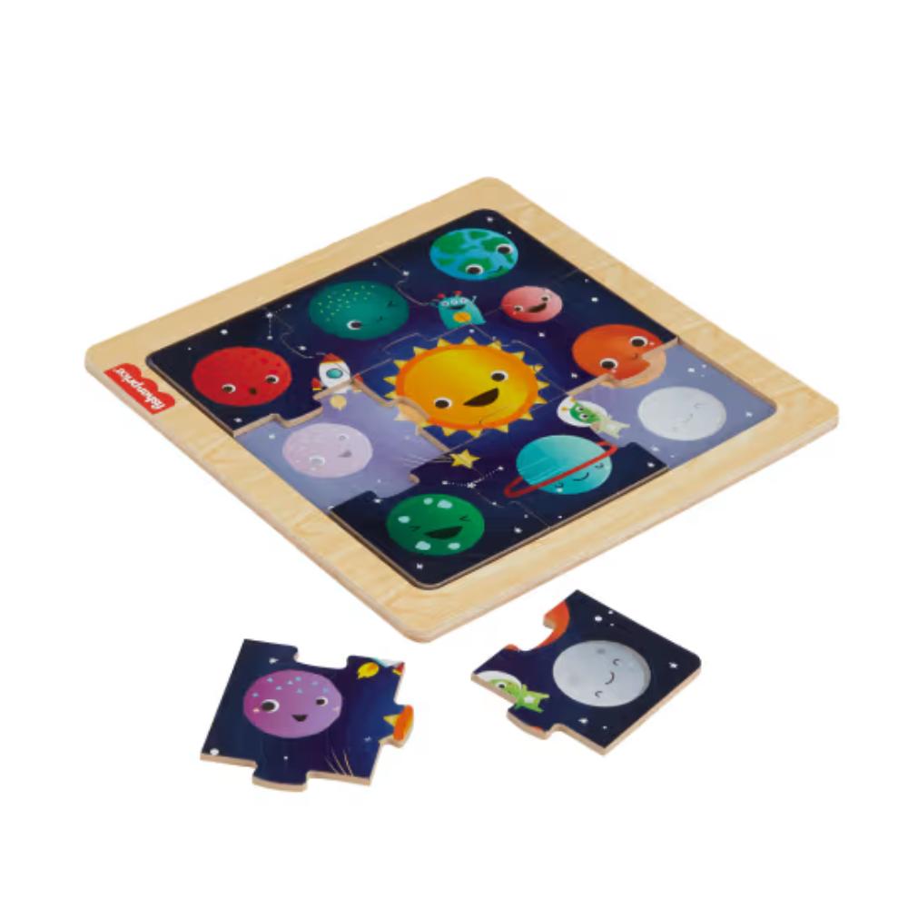 Fisher-Price Wooden Mini Jigsaw Puzzle Assorted Fisher-Price Wooden Mini Jigsaw Puzzle Assorted