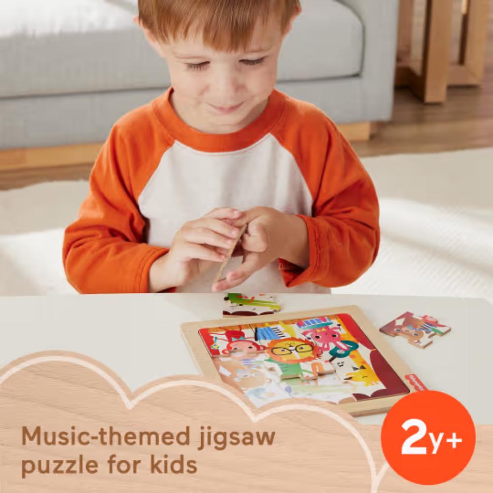 Fisher-Price Wooden Mini Jigsaw Puzzle Assorted Fisher-Price Wooden Mini Jigsaw Puzzle Assorted