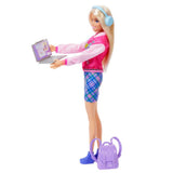 Barbie I Love School Doll Set With & 7 Accessories