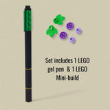 Lego IQ Pen Pal Gel Pen & Building Toy - Botanical, Lavender