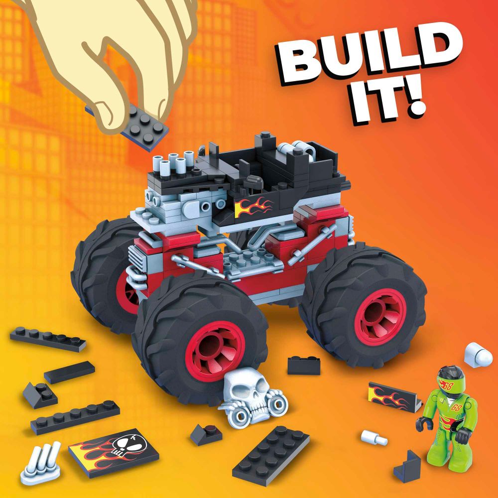 Hot Wheels Mega Construx Bone Shaker Monster Truck