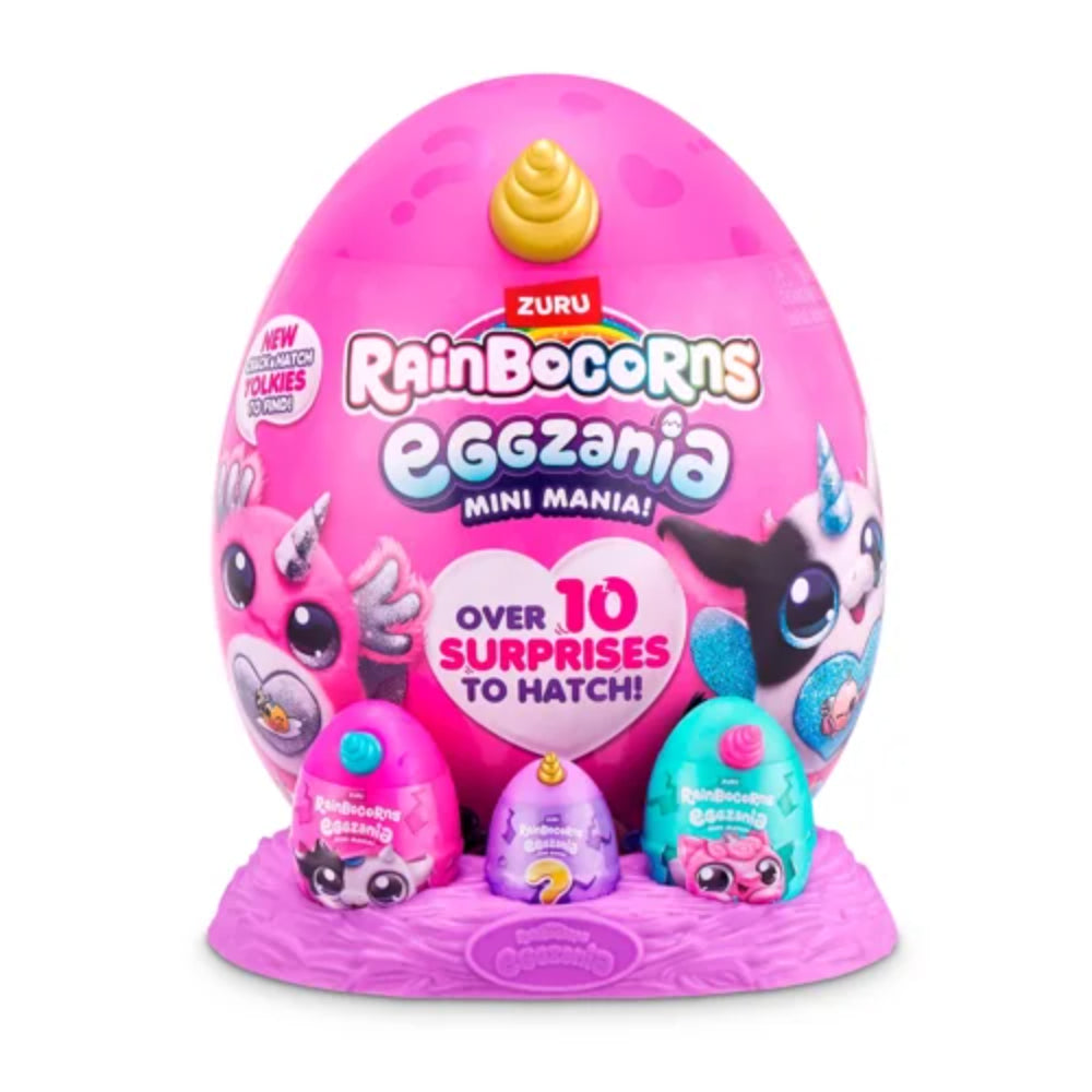 Zuru Rainbocorns Eggzania Plush Soft Small